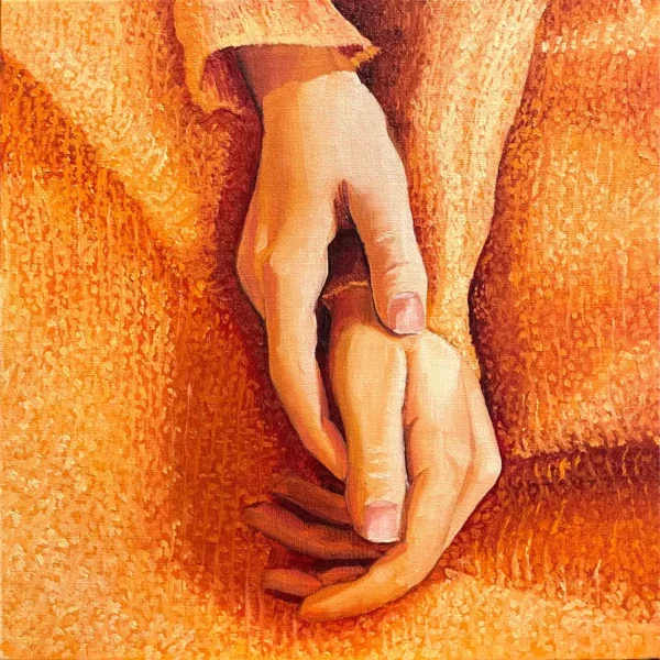 Peaceful Hands Oil Painting