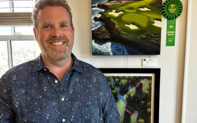 Golf Painting Receives Honorable Mention