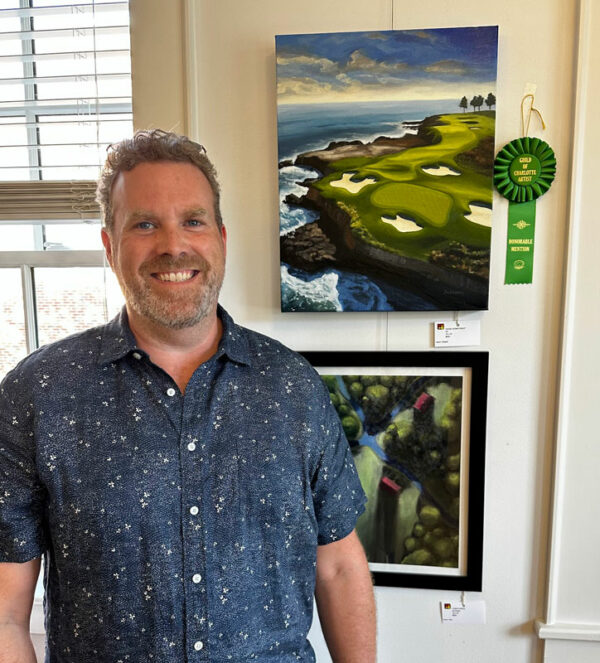 Golf Painting Receives Honorable Mention